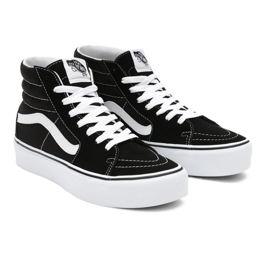 Plataforma Vans Suede Sk8-Hi Platform 2.0 Mujer Negras | VN454D0WW33