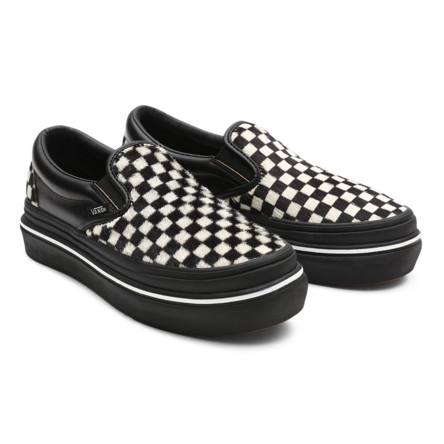 Slip On Vans Fury Super ComfyCush Slip-On Mujer Negras | VN426D4NL95