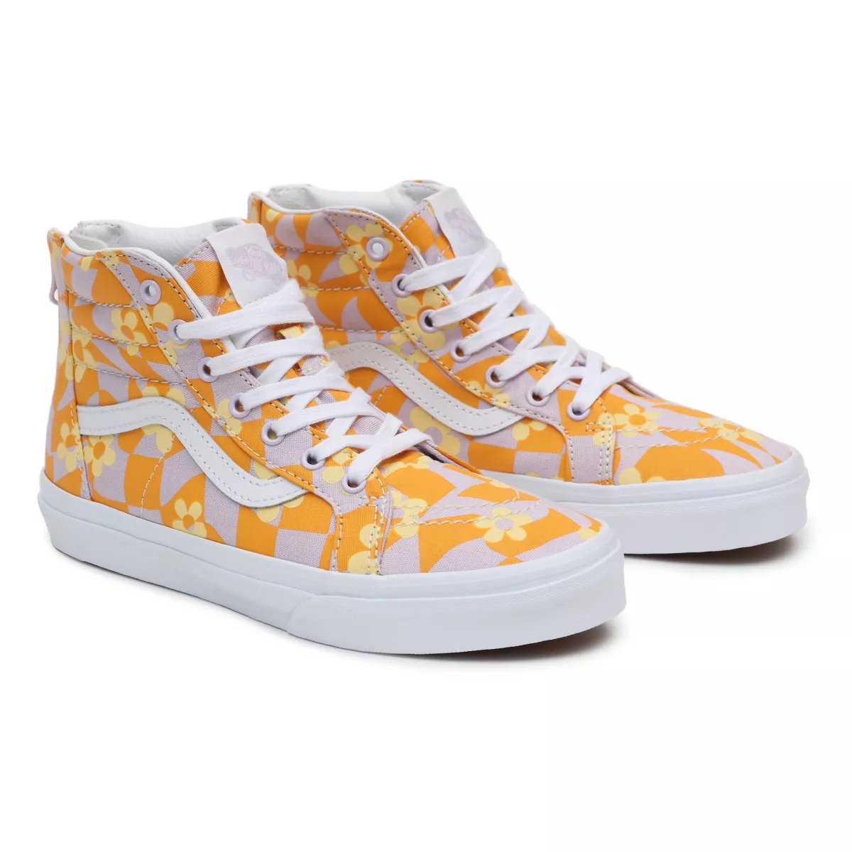 Tenis Altas Vans Sk8-Hi Zip Niños Amarillo | VN807Z9CC68