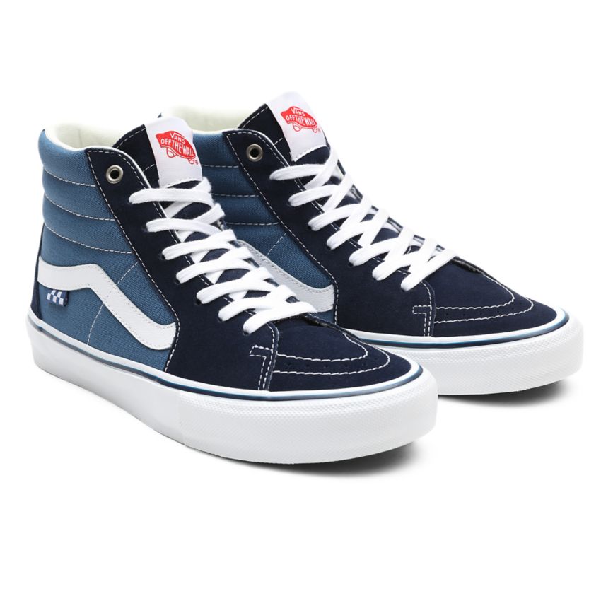 Tenis Altas Vans Skate SK8-Hi Hombre Azul Marino | VN913Q1XZ91