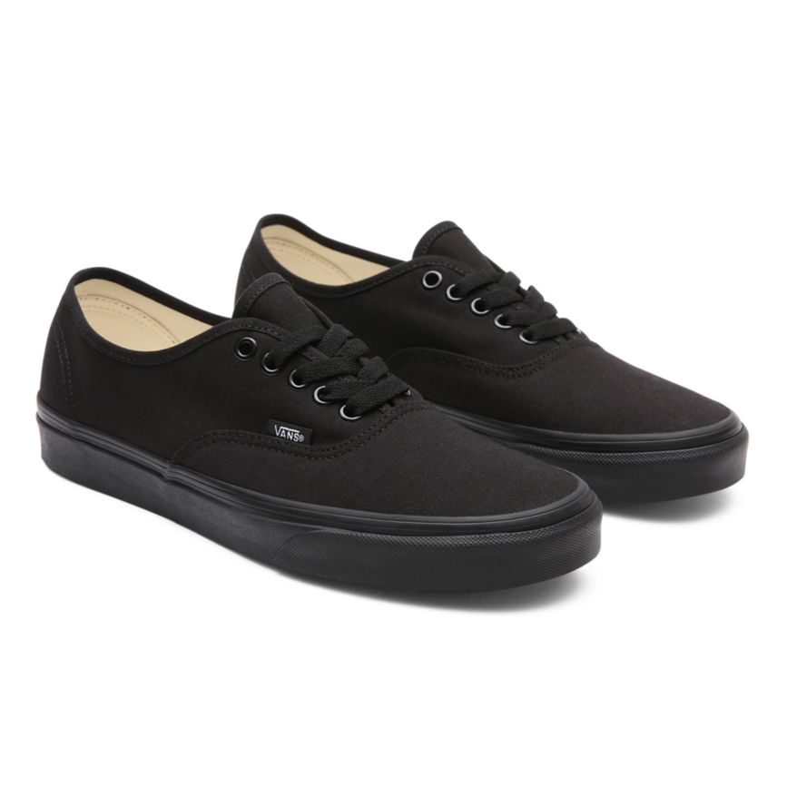 Tenis Bajas Vans Authentic Hombre Negras | VN182H8UE04