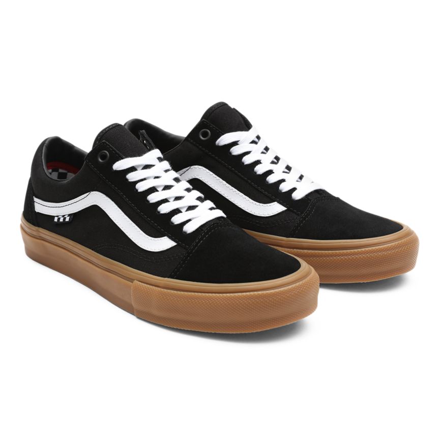 Tenis Bajas Vans Skate Old Skool Hombre Negras | VN385U3FT00