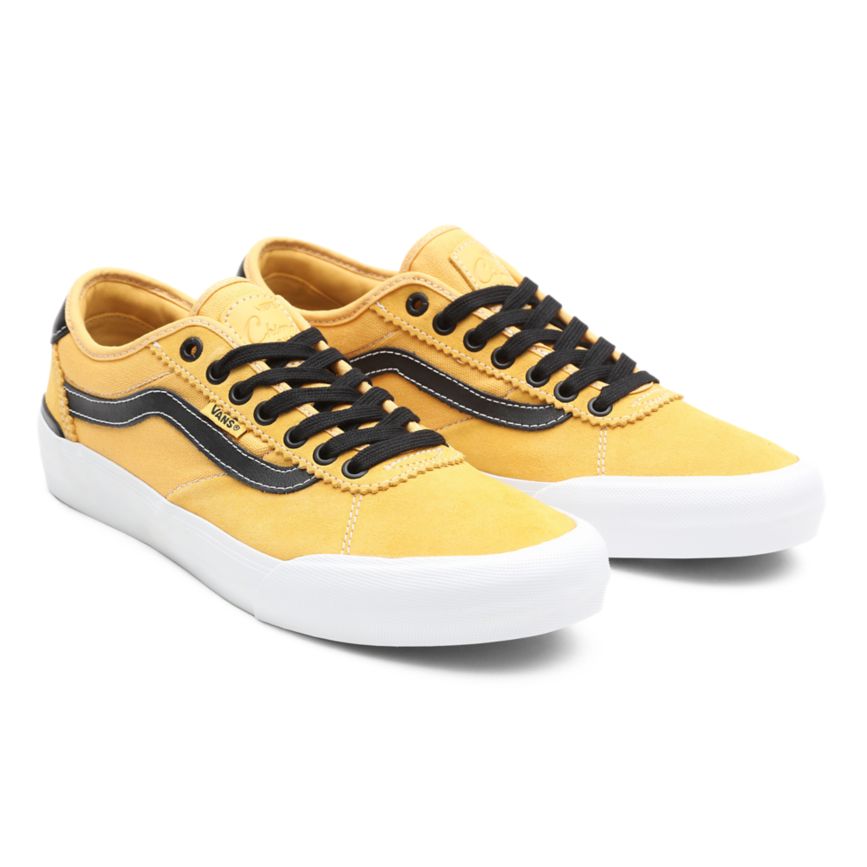 Tenis Skate Vans Chima Pro 2 Mujer Doradas | VN170B4TO43