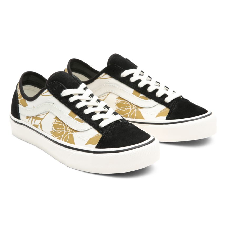 Tenis Vans Island Floral Style 36 Decon SF Mujer Negras | VN927K8YI21