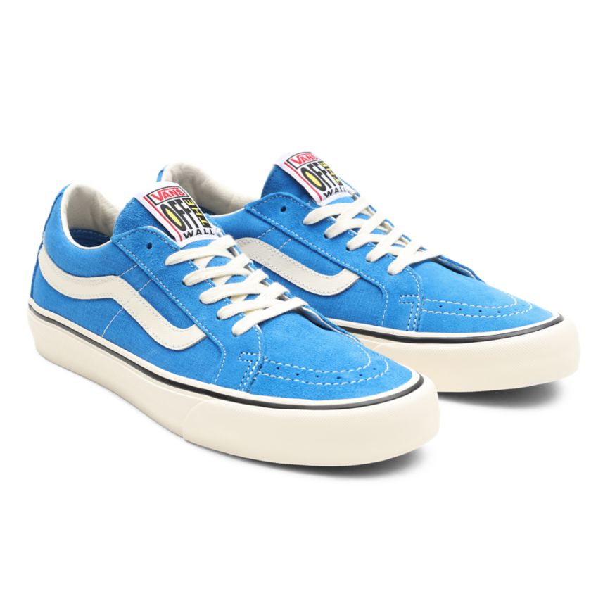 Tenis Vans Salt Wash Sk8-Low Reissue SF Mujer Azules | VN247Q1LM65