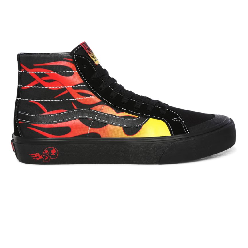 Tenis Vans X Drag SK8-Hi 138 Decon SF Mujer Negras | VN669I9MQ27